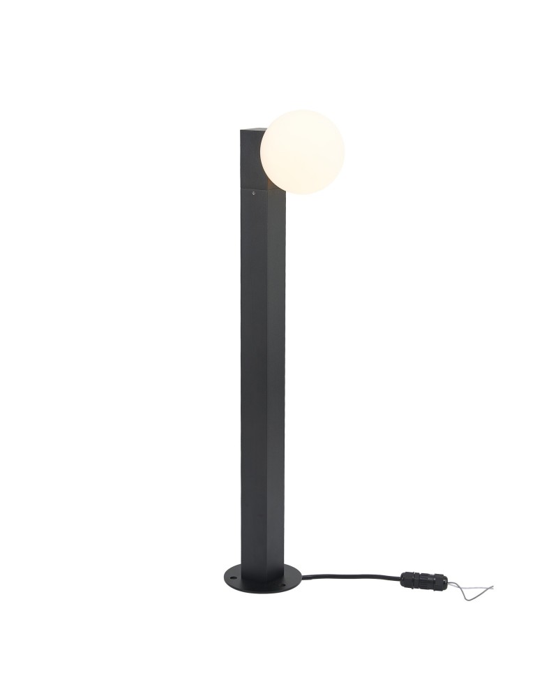 INTERLAKEN * BOLARDO IP65 G9 NEGRO
